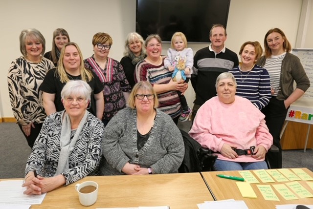Group of carers for people living with rare diseases
